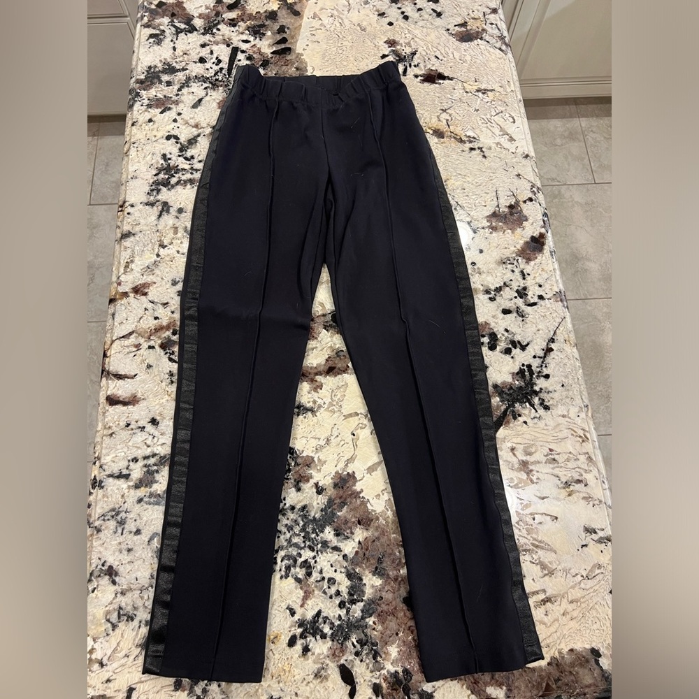 LILLY PULITZER BLACK TROUSER LEGGINGS - Size Small